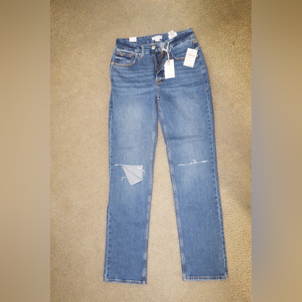 Good American Good Icon Straight Jeans - Picture 1 of 6